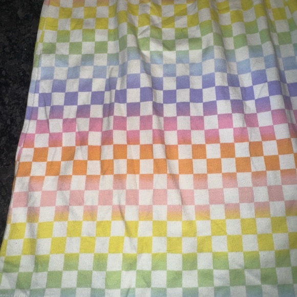 Colorful Checkered Kids Dress - Picture 2 of 3